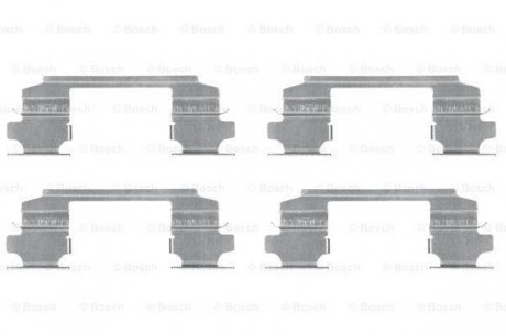 К-т уст диск торм колодок nissan pathfinder BOSCH 1987474436