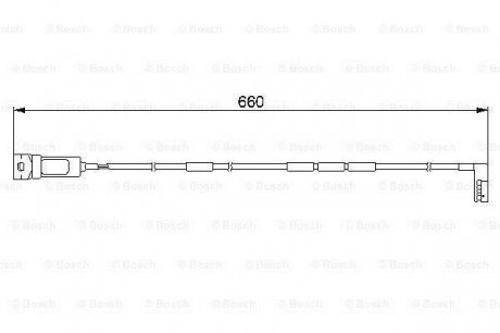 Датчик зносу гальмівних колодок BOSCH 1 987 474 909