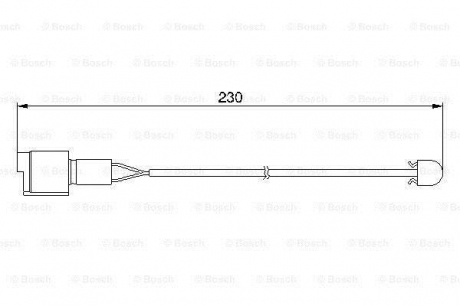 Датчик износа колодок bmw BOSCH 1 987 474 910