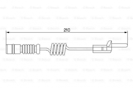 Датчик износа торм. колод mb, vw BOSCH 1 987 474 969