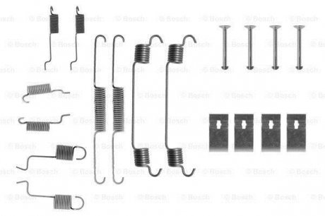 Монтажный комплект барабанных колодок BOSCH 1987475123