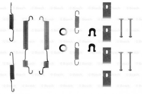 Монтажний набір гальмівних колодок BOSCH 1987475176