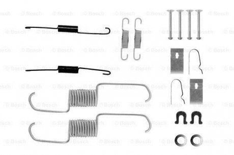 Монтажний набір гальмівних колодок BOSCH 1987475252