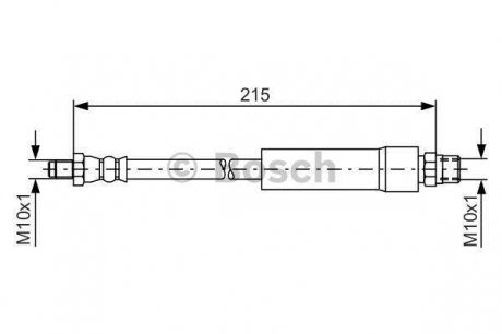 Шланг гальмівний BOSCH 1987476142
