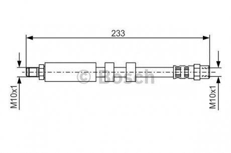 Гальмівний шланг BOSCH 1987476418