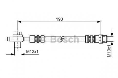 Тормозной шланг BOSCH 1 987 476 719