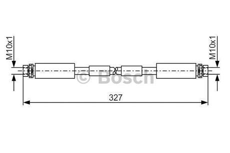 Шланг гальмівний BOSCH 1987476856