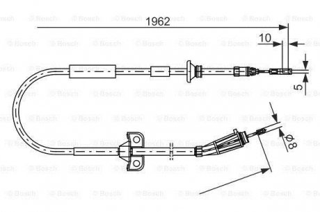 Clutch cables BOSCH 1 987 477 941