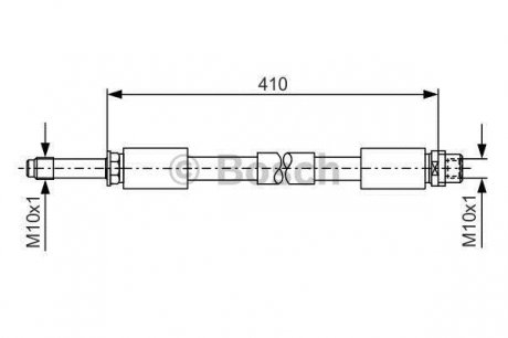 Шланг гальмівний BOSCH 1987481020