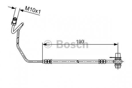 Тормозной шланг BOSCH 1987481535