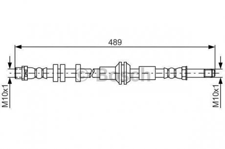 BRAKE HOSES BOSCH 1 987 481 691