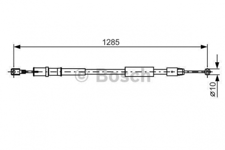 Гальмівний трос MB Vito 639 \'\'L BOSCH 1987482026