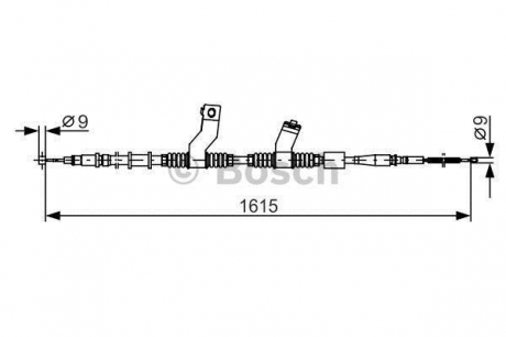Трос гальма BOSCH 1987482353