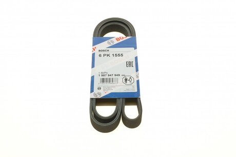 Ремень поликлин. 6pk1555 BOSCH 1 987 947 949