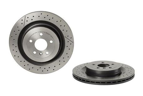 Диск тормозной uv coated зад BREMBO 09B71011