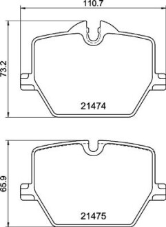 Гальмівні колодки дискові BREMBO P06 116