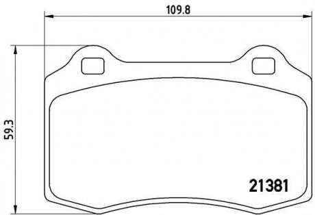 Колодки тормозные дисковые BREMBO P 24 073