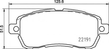 Тормозные накладки BREMBO P24203