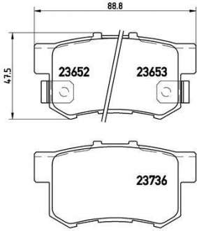 Тормозные колодки BREMBO P28039