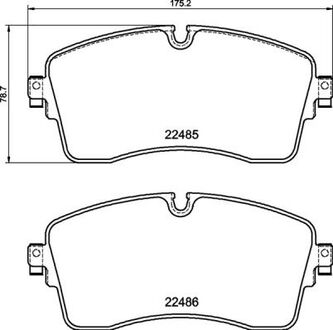 Гальмівні колодки дискові BREMBO P44028