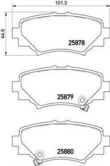 Комплект тормозных колодок BREMBO P49049