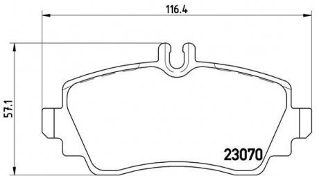 Колодки дисковые BREMBO P 50 036