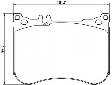 Комплект тормозных колодок BREMBO P50114