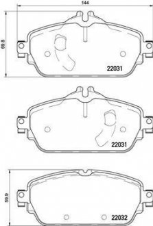 Комплект тормозных колодок BREMBO P50119