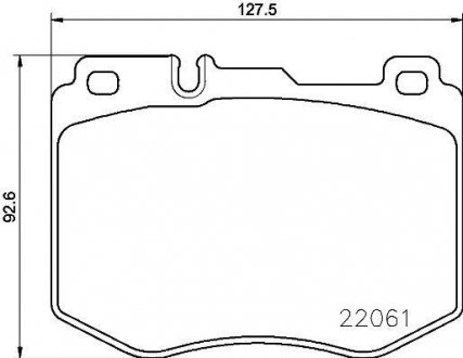 Комплект тормозных колодок BREMBO P50120