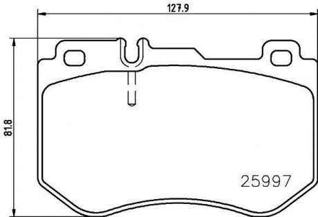 Комплект тормозных колодок BREMBO P50123