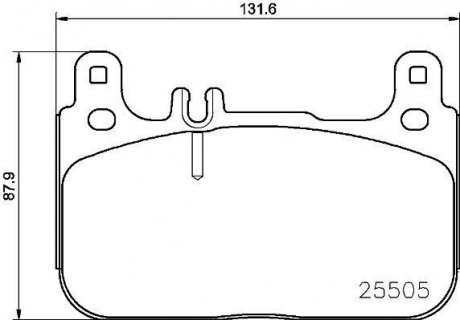 Гальмівні колодки дискові BREMBO P50128