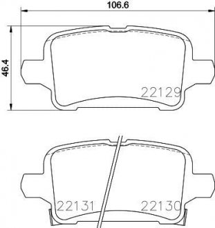 Тормозные накладки BREMBO P59090