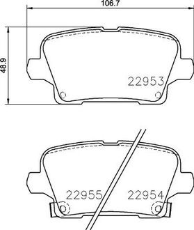 Гальмівні колодки дискові BREMBO P59097