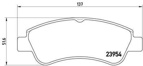 Гальмівні колодки, тюнінг BREMBO P61066X