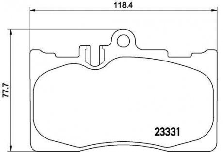 Комплект тормозных колодок BREMBO P 83 058