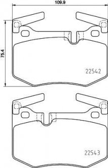 KLOCKI HAMULCOWE TYL BREMBO P83164