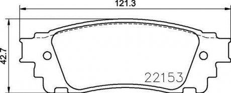 Тормозные колодки, к-кт. BREMBO P83166