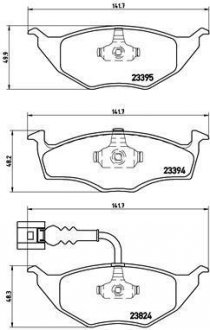 Дисковые тормозные колодки компл. BREMBO P 85 063