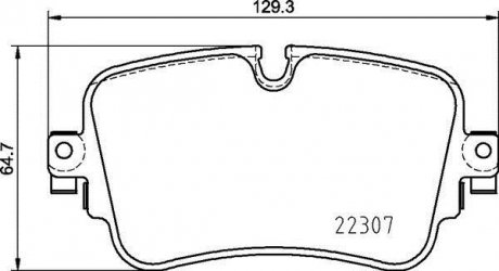 Комплект тормозных колодок BREMBO P 85 161