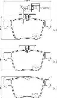 Тормозные колодки, к-кт. BREMBO P 85 162