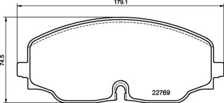 Klocki ham. TERAMONT.. BREMBO P85176