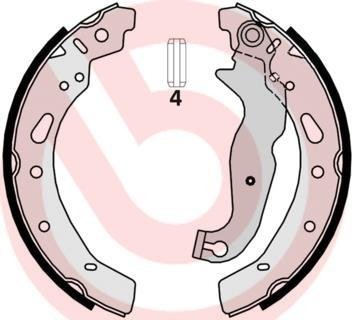 Комлект тормозных накладок BREMBO S 24 540