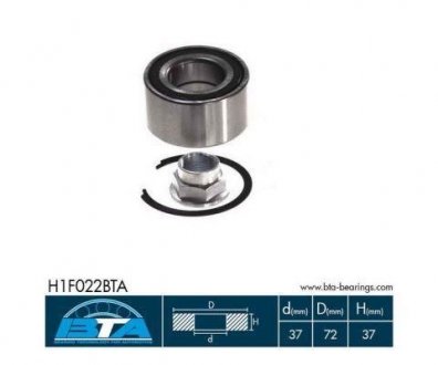 Комплект подшипника BTA H1F022BTA