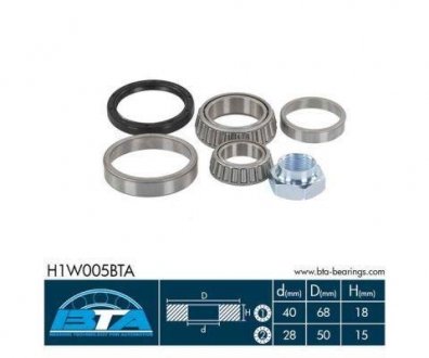 Подшипник ступицы BTA H1W005BTA