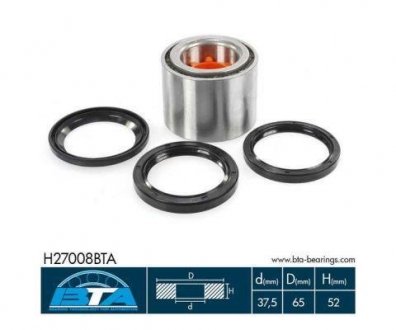 Підшипник колеса,комплект BTA H27008BTA