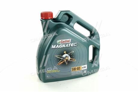 Масло моторное Magnatec 5W-40 / 4л. / (ACEA A3/B4, API SN/CF, BMW Longlife-01, MB 229.3) CASTROL 15C9D1 (фото 1)