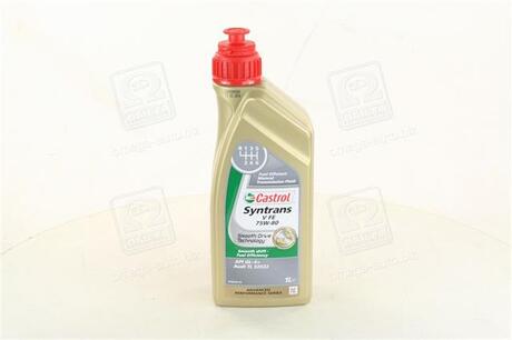 Трансмиссионное масло SYNTRANS V FE / 75W80 / 1л. / Для КПП / CASTROL 15DC46