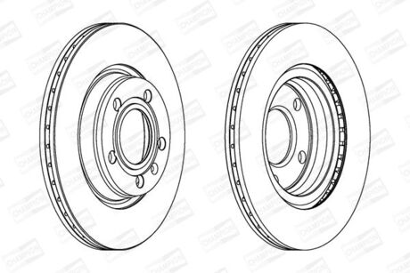 Гальмівний диск CHAMPION 562060CH
