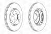 CHAMPION HYUNDAI Диск тормозной передний Santa Fe 01-, MITSUBISHI ASX 2.0 MIVEC 10- 562549CH