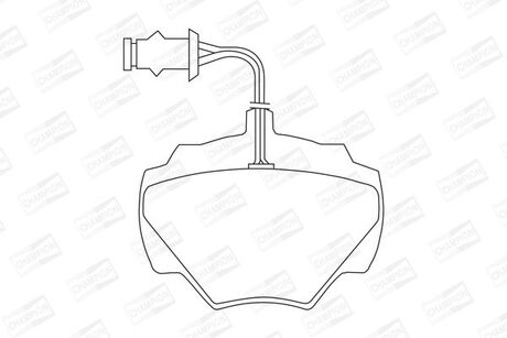 LANDROVER Колодки тормозные задние Discovery,Range Rover I,II 86- CHAMPION 571440CH